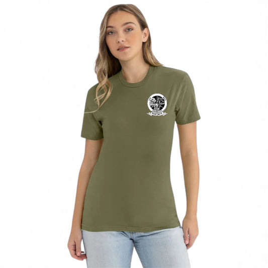 Women's-Surf, Move, Communicate Short Sleeve T-Shirt (Reaper Black)