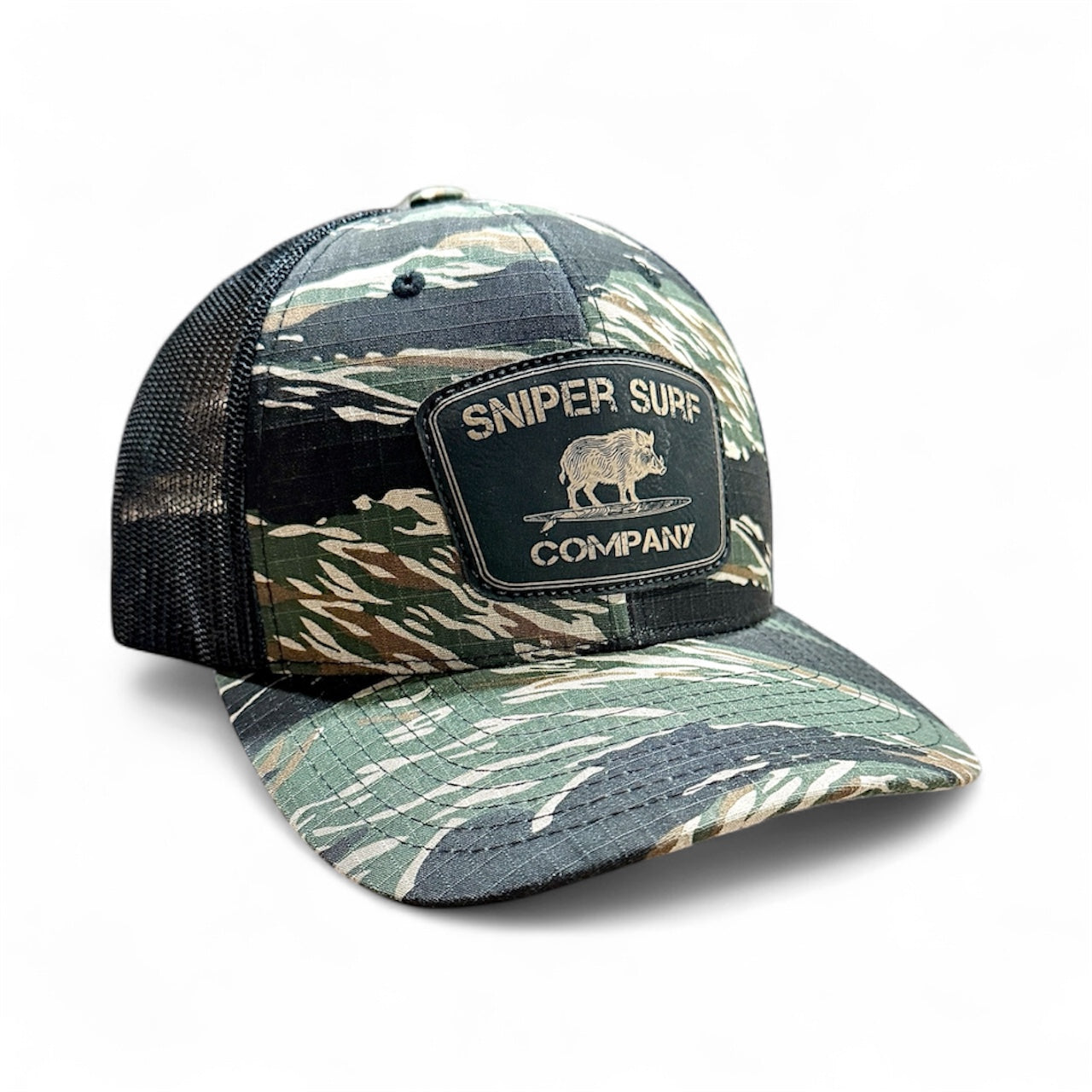 Jungle Advisor Snap back Trucker Blasting Cap (Jungle Tiger Stripe)