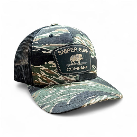 Jungle Advisor Snap back Trucker Blasting Cap (Jungle Tiger Stripe)